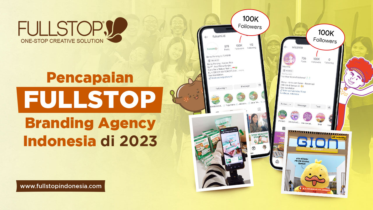 Pencapaian FULLSTOP Creative Agency Indonesia di 2023